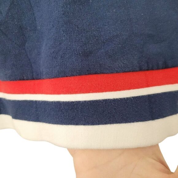 Reebok Navy Blue Classic Logo Crewneck Sweatshirt Top Size: Large - Picture 6 of 8